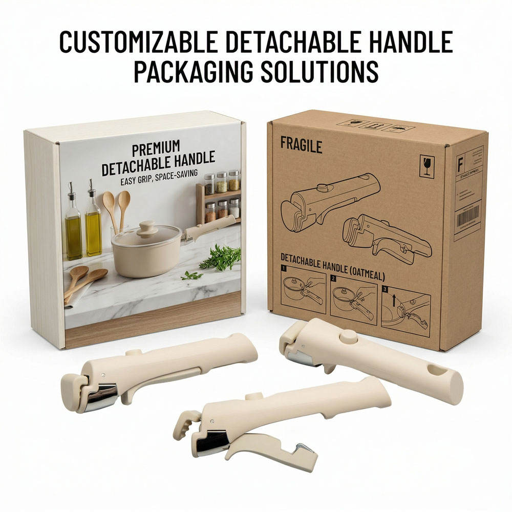 Heavy Duty Removable Pot Handle | Universal Detachable Cookware Handle for Pots & Pans