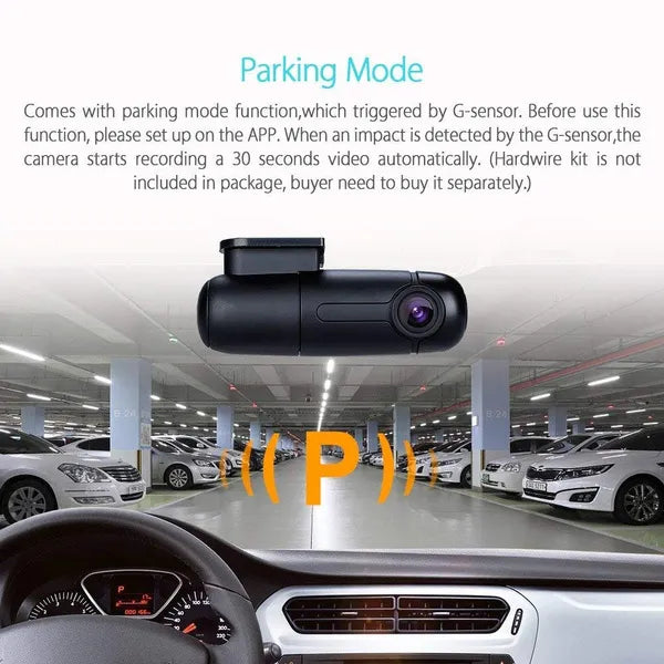 Mini WiFi Dash Cam 1080P HD Car Camera | Wireless Driving Recorder with Mobile App