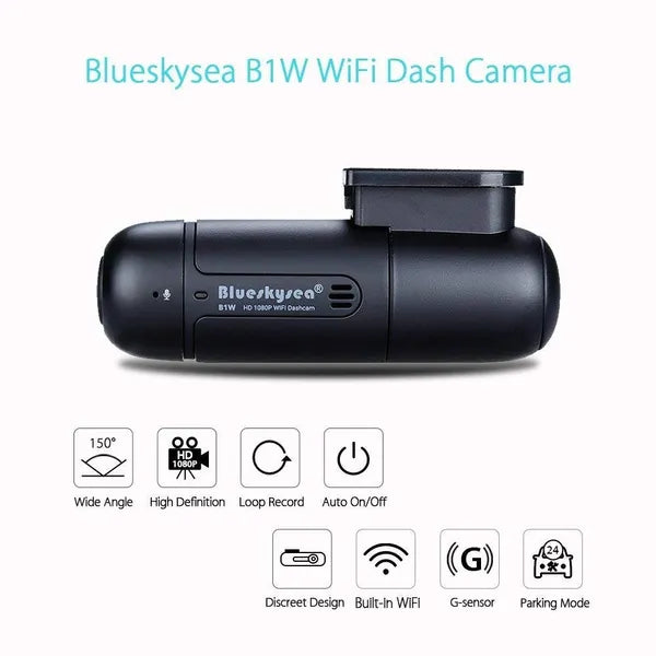 Mini WiFi Dash Cam 1080P HD Car Camera | Wireless Driving Recorder with Mobile App