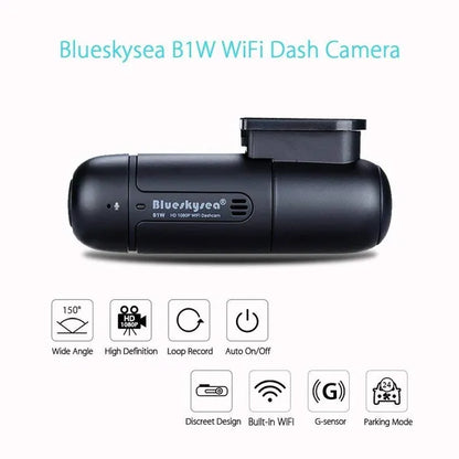 Mini WiFi Dash Cam 1080P HD Car Camera | Wireless Driving Recorder with Mobile App