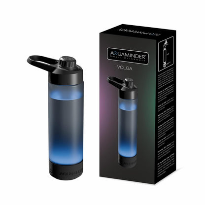 AquaMinder Smart Water Bottle with Hydration Reminder LED Light | Rechargeable Fitness Water Bottle