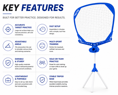 All-Pro Pickleball Robotic Trainer | Automatic Pickleball Practice Net with Ball Return System