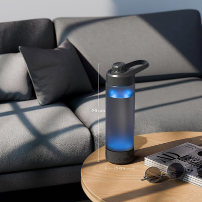AquaMinder Smart Water Bottle with Hydration Reminder LED Light | Rechargeable Fitness Water Bottle
