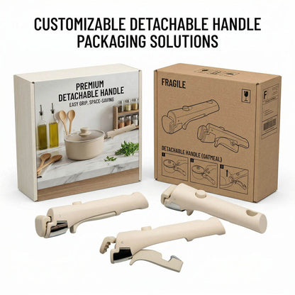 Heavy Duty Removable Pot Handle | Universal Detachable Cookware Handle for Pots & Pans
