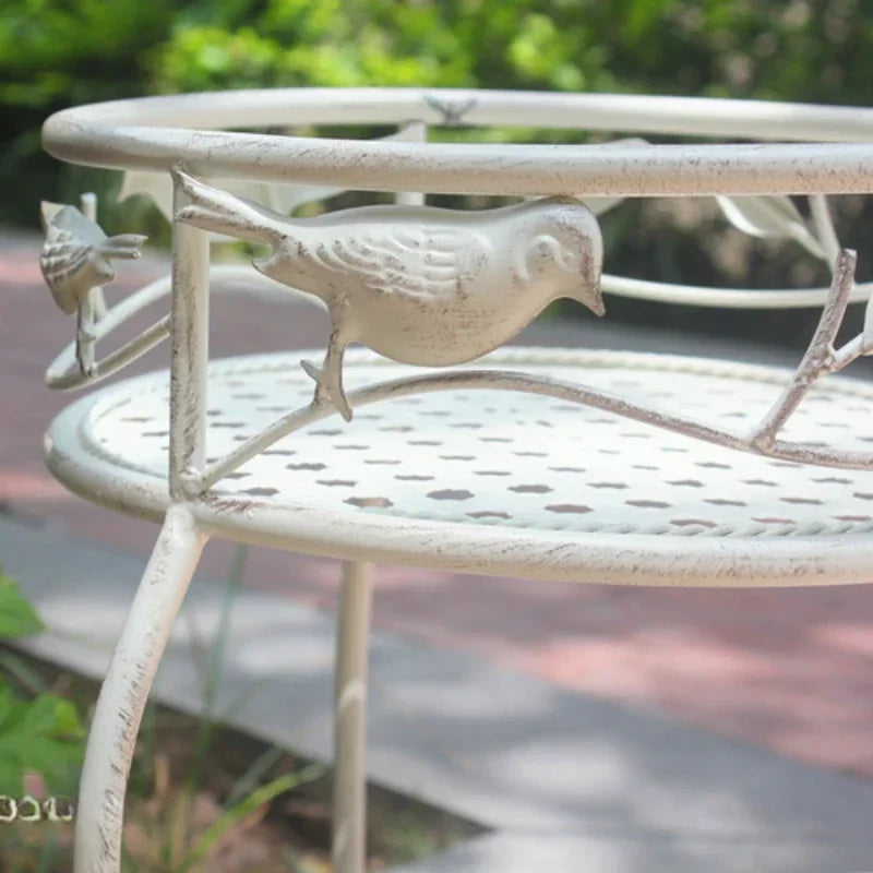 European Garden Stand for Flowers Wrought Iron Do Old Plant Shelves Courtyard Succulent Flower Stool Balcony Flowerpot Holder