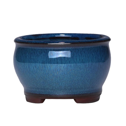 Ceramic Garden Planter Pots Ceramic Plant Pots with Drainage Holes for Indoor Flowers Cactus Herbs Aloes