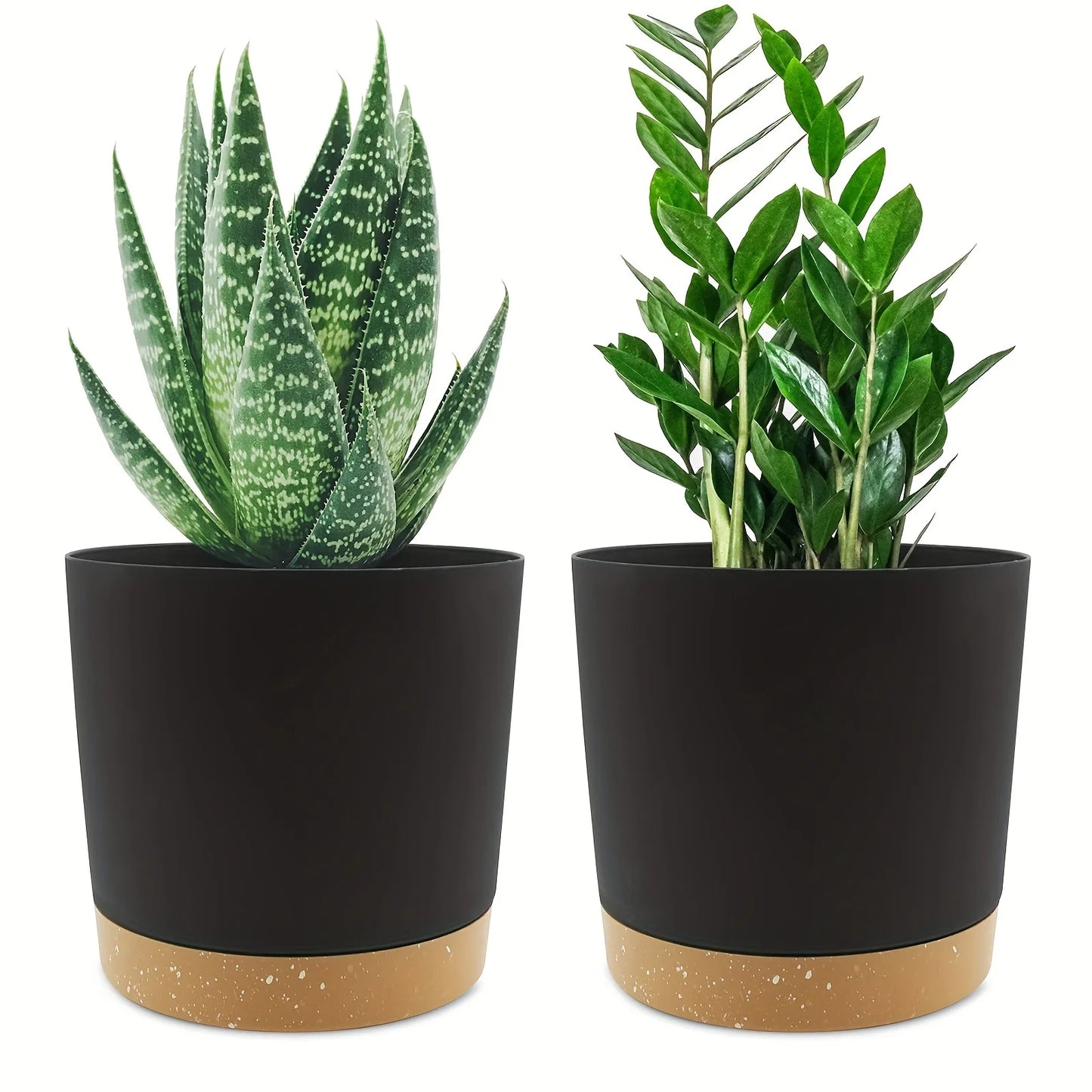 2pcs 6.5inch Flowerpot Removable Bottom Round Flower Pot Detachable Bottom Flower Pot Outdoor Garden Home Supplies