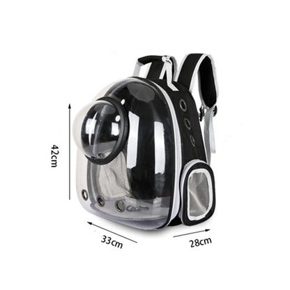 Pet Cat Travel Carrying Bag Space Pet Backpacks Breathable Portable Transparent Puppy Dog Transport Carrier Space Capsule Bags