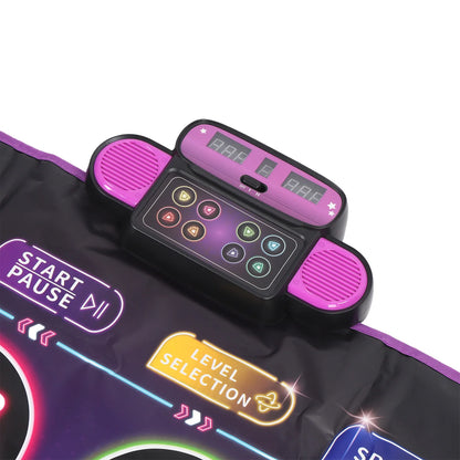 【HOT】Dance Game Mat Electronic Dance Mat Built in Music Dual Player Interactive Dance Game Pad for Home Use