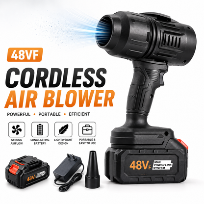 Cordless Electric Air Duster & Turbo Blower | Rechargeable High-Power Dust Cleaning Gun